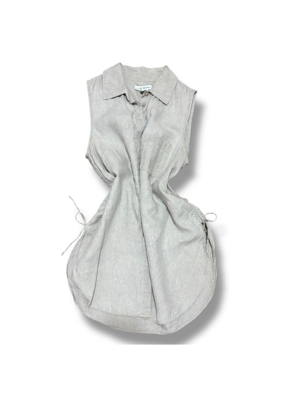 Club Monaco Beige Linen Sleeveless Tunic Top – Small